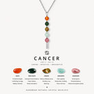 12 Zodiac Signs Exclusive Natural Crystal Energy Beaded Necklace Shinepurity