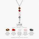 12 Zodiac Signs Exclusive Natural Crystal Energy Beaded Necklace Shinepurity