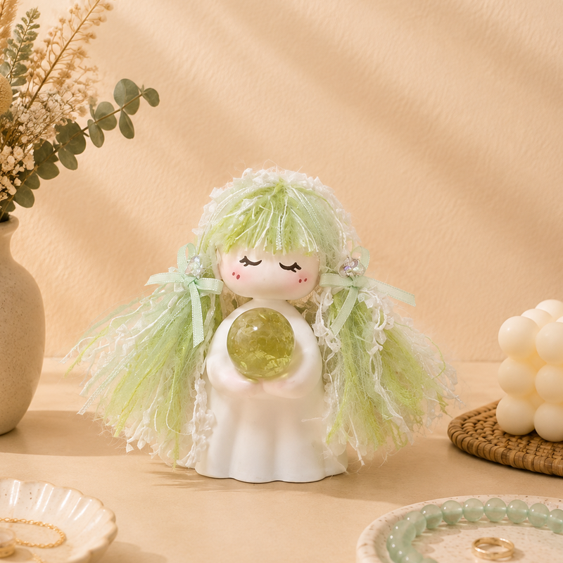 Make A Wish｜Golden Citrine Wisha Girl