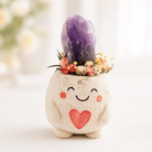Smiling Amethyst Crystal Pet Shinepurity