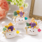A Little Crystal Pet Holding Spring Shinepurity