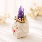 Smiling Amethyst Crystal Pet Shinepurity