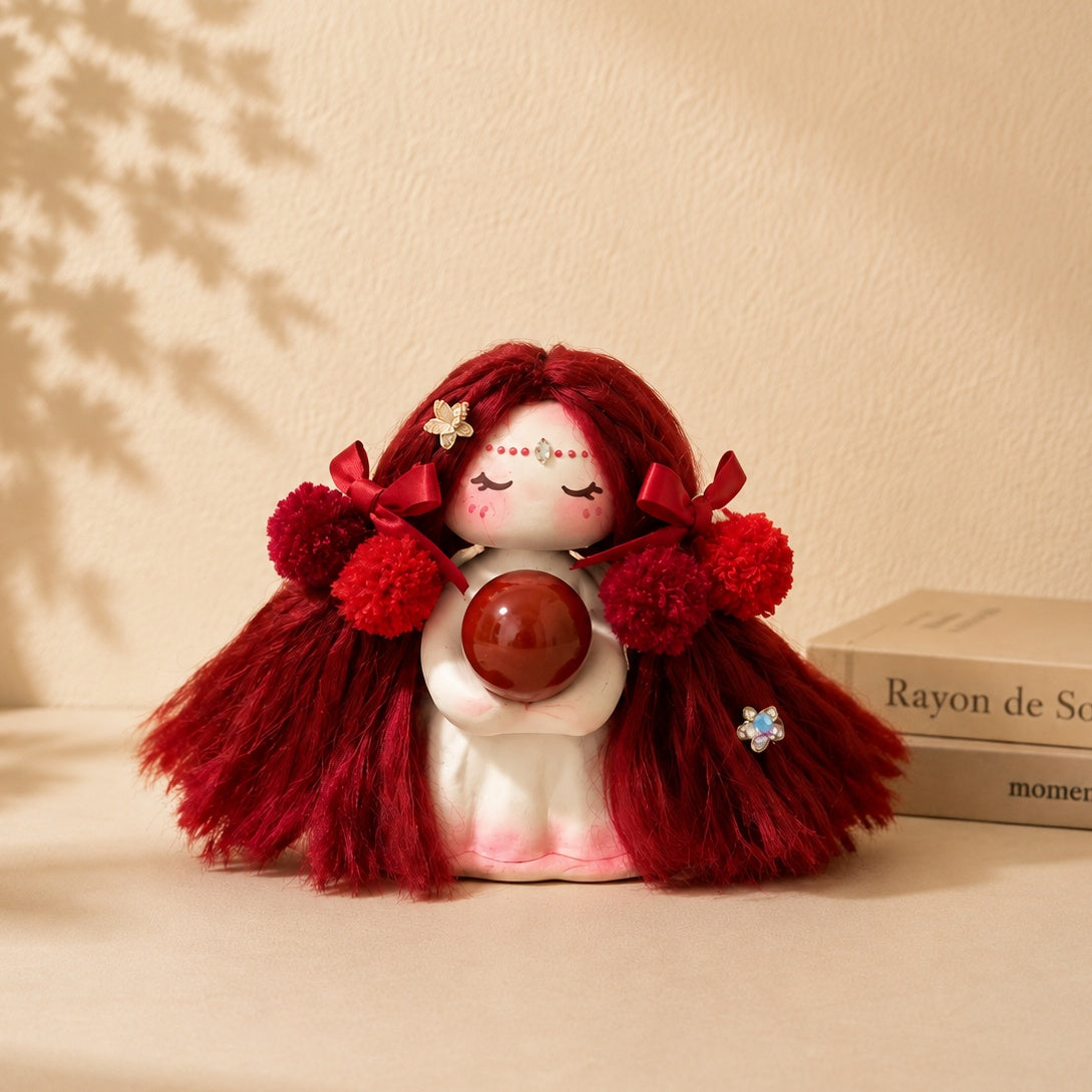 Make A Wish｜Red Agate Wish Girl Wisha