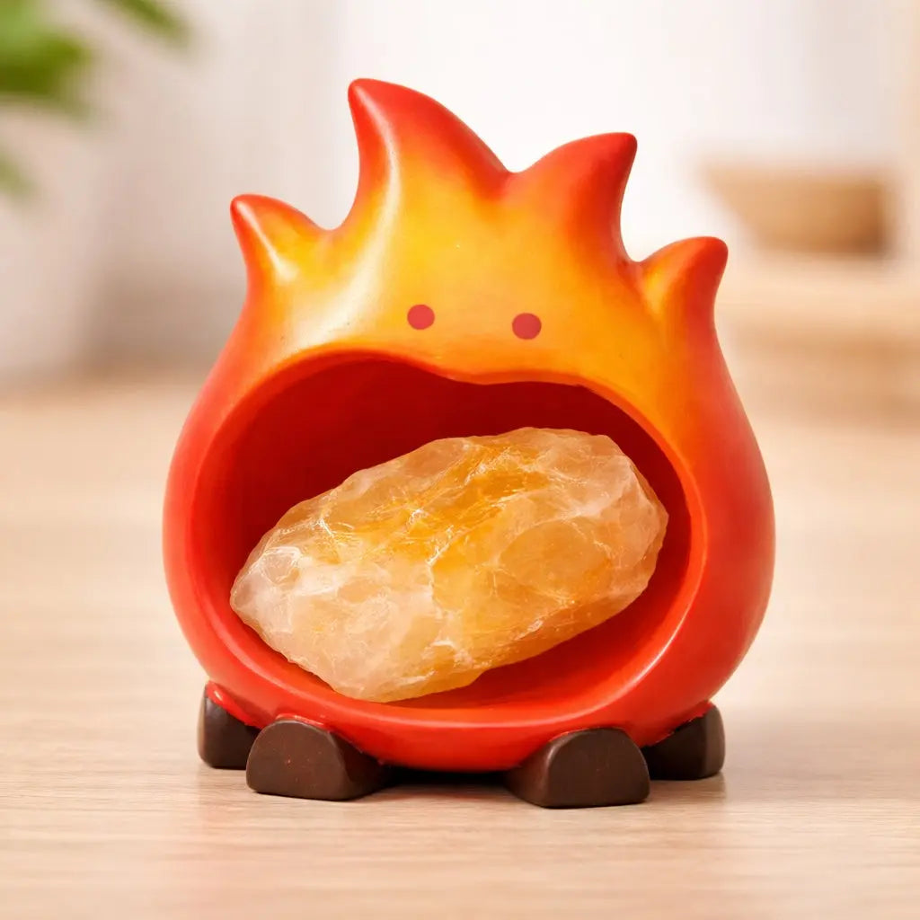 Crystal Flame Buddy — Mini Crystal Decor Shinepurity