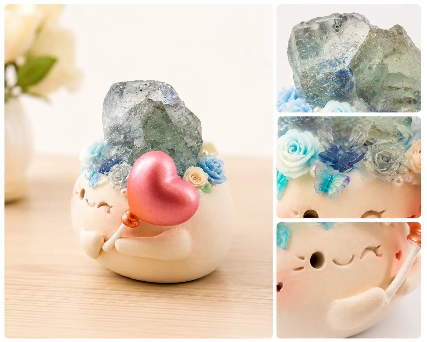 Lucky Fluorite Crystal Pet Shinepurity