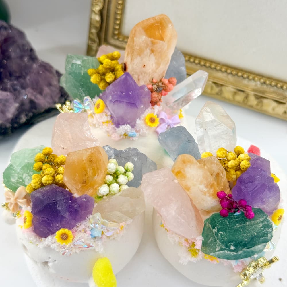 A Little Crystal Pet Holding Spring Shinepurity