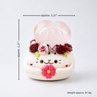 A Little Heart Rose Quartz Crystal Pet Shinepurity