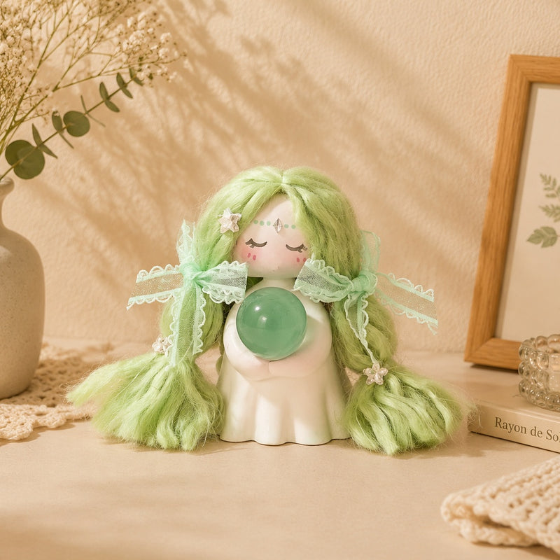 Make A Wish｜Green Fluorite Wish Girl Wisha