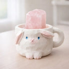Crystal Bunny Cup Buddy — Mini Crystal Decor Shinepurity