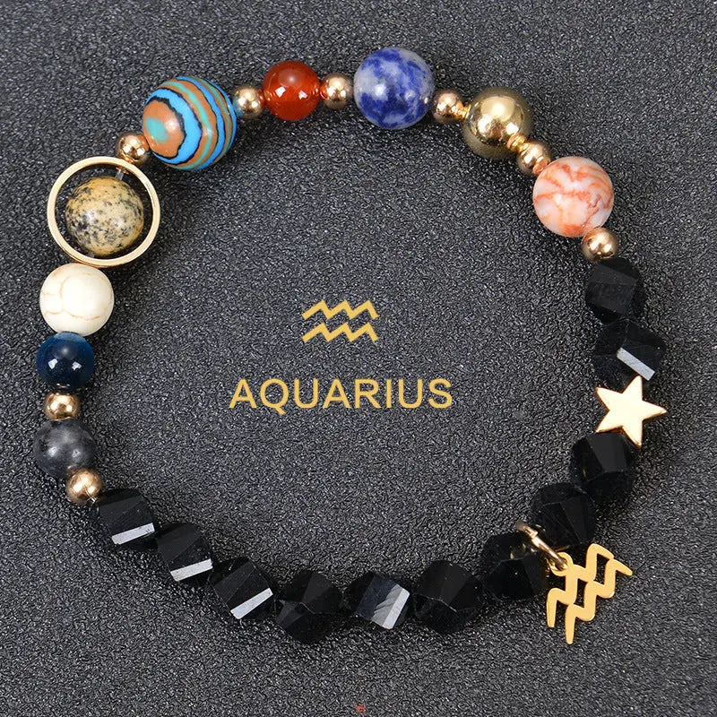 Eight Planets & Twelve Zodiac Energy Guardian Bracelet Shinepurity
