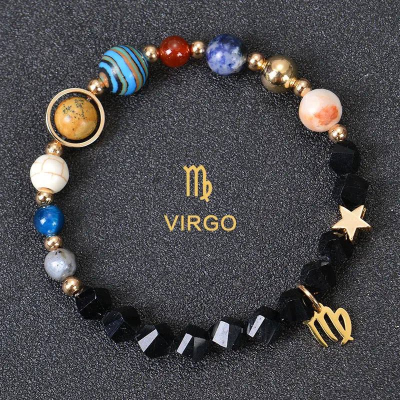 Eight Planets & Twelve Zodiac Energy Guardian Bracelet Shinepurity