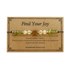 Healing Peridot & Tiger’s Eye "Find Your Joy" Bracelet Shinepurity