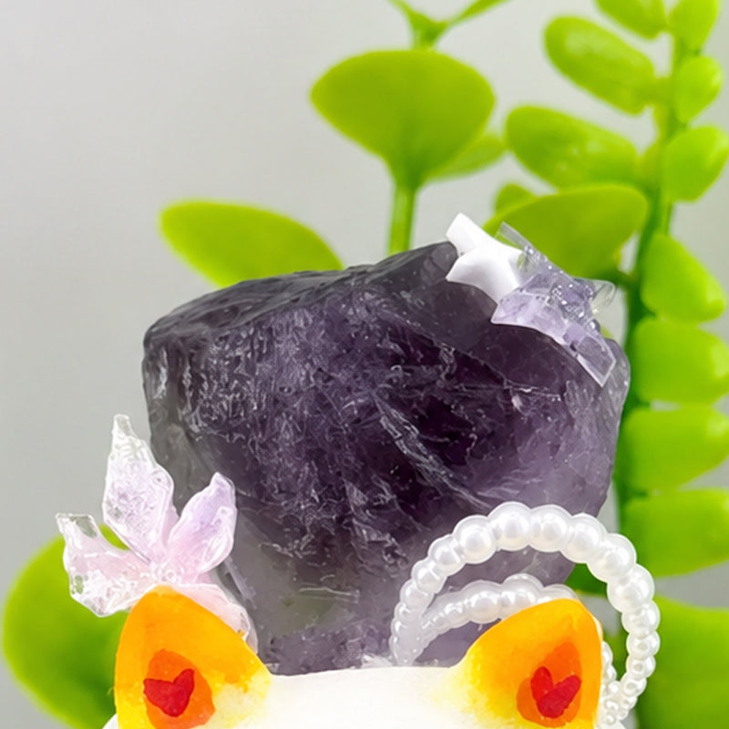 Your Calm & Comforting Companion Amethyst Puppy Crystal Pet Shinepurity