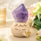 Amethyst Crystal Pet A Quiet Moment of Relaxation Shinepurity