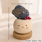 Handmade Lapis Lazuli Crystal Pet Figurine – Natural crystal Mini Decor Gift Shinepurity