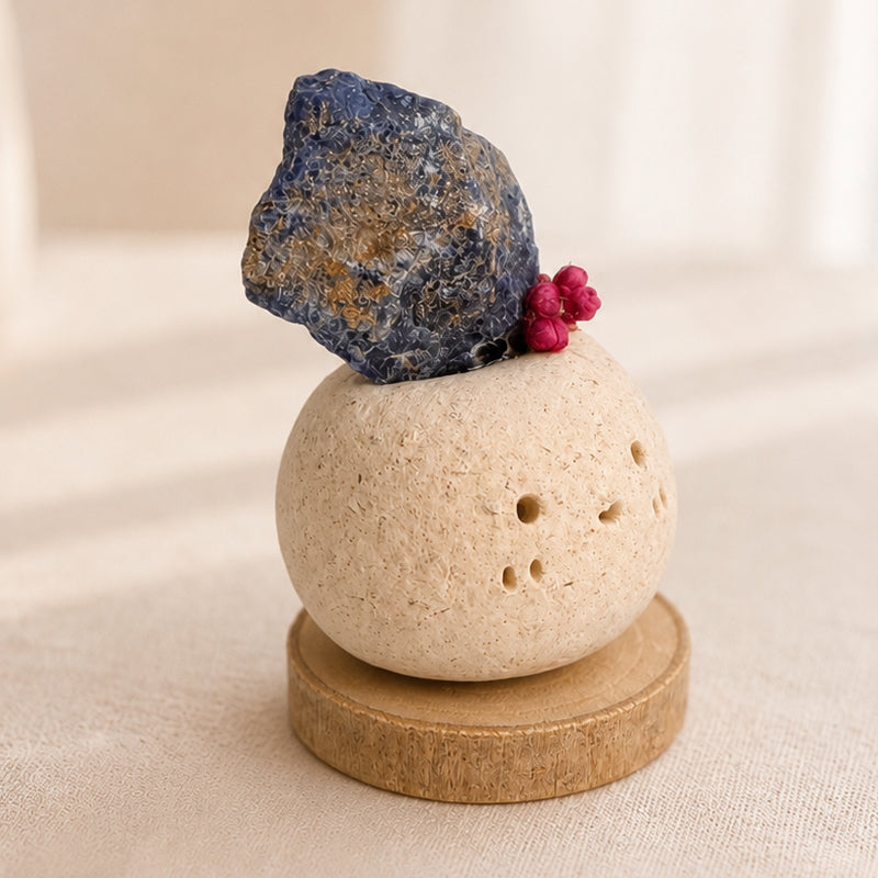 Handmade Lapis Lazuli Crystal Pet Figurine – Natural crystal Mini Decor Gift Shinepurity