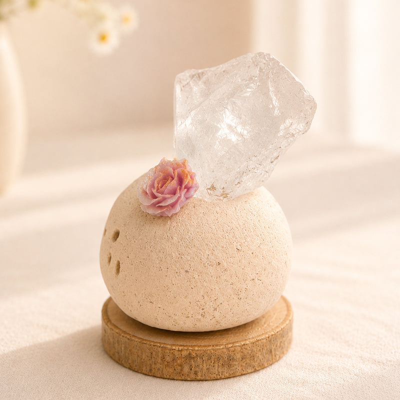 Little Clear Quartz Friend – Handmade Crystal Pet Shinepurity