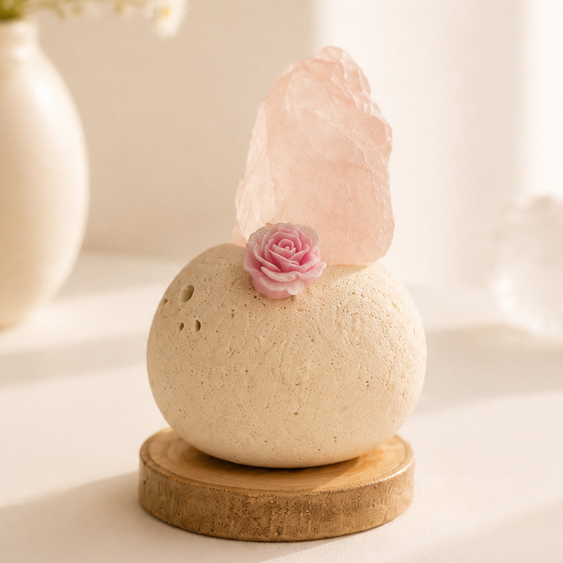 Rose Quartz Crystal Pet – Handmade Crystal Mini Gift Decor Shinepurity